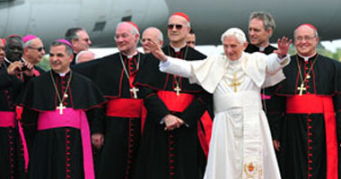 بالصور.. جولة البابا بنديكتوس السادس عشرفى كوبا
