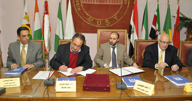 توقيع اتفاقية تعاون بين جامعة مصر للعلوم والتكنولوجيا وجامعة تمبل الأمريكية 