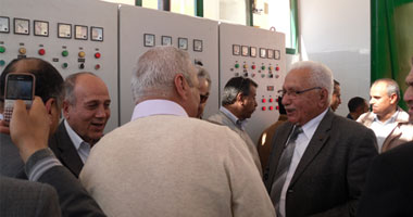 افتتاح محطة رفع الصرف الصحى الجديدة بشمال الغردقة 