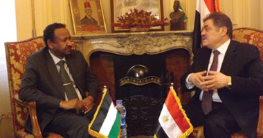 بالصور.. البدوى ووزير استثمار السودان يؤكدان عمق العلاقات بين البلدين
