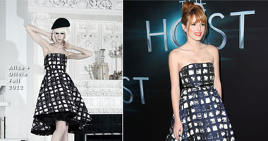 بالصور..بيلا تورنى ترتدى تصميمات "Alice + Olivia" فى عرض "The Host"