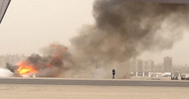 إصابتان طفيفتان فى حريق بطائرة لبريتيش ايرويز فى مطار لاس فيجاس