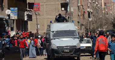 الأمن يفض مسيرة للإخوان عطلت المرور بطريق "بلبيس - القاهرة"