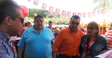 مرتجى والدرندلى والسعيد يتابعون سير العملية الانتخابية بالأهلى