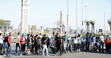 بالصور.. Cairo skaters"" ينظم أولى فعالياته بالتجمع الخامس 