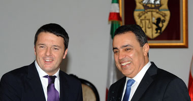 رئيس الوزراء الإيطالى الجديد يبدأ زيارة لتونس