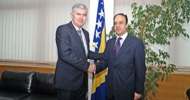 رئيس البوسنة يستقبل السفير المصرى فى سراييفو