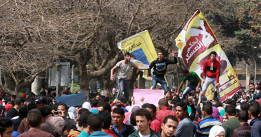 بدء مظاهرات طلاب الإخوان بـ"عين شمس" بهتاف: "حرس الجامعة على جثتنا"