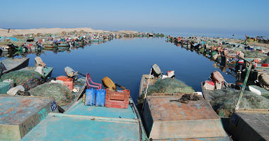 ضبط قارب و1000 متر غزل مخالف ببحيرة البردويل بشمال سيناء