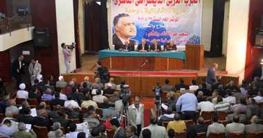 مشادات بالمؤتمر العام للحزب الناصرى اعتراضا على تشكيل لجنة تدير الحزب