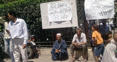 زفة بلدى لأهالى أبو رواش فى شارع الهرم بعد الموافقة على تقنين أوضاعهم