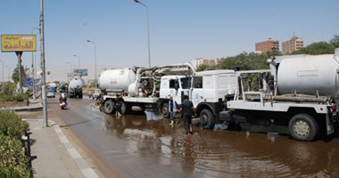 الدفع بـ20 سيارة شفط مياه لسحب تراكمات الأمطار بمنازل كبارى وأنفاق القاهرة