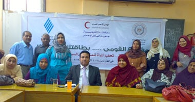 مركز النيل للإعلام ببنها ينظم حملة لتوعية المرأة بانتخابات الرئاسة