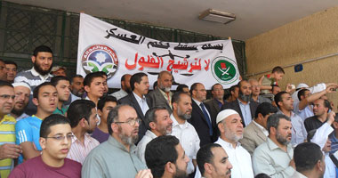  بالصور.. تظاهر الآلاف من الإخوان المسلمين بالمنوفية 
