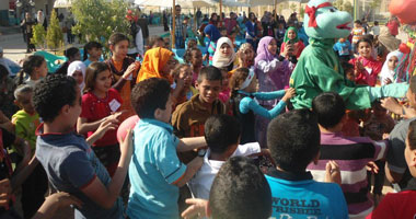 محافظة القاهرة تحتفل مع 150 طفلا بـ"يوم اليتيم" فى حديقة الأزهر