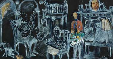 أعمال الراحلة مريم عبد العليم ضمن أربع معارض بمركز الجزيرة للفنون
