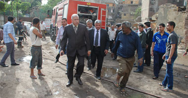 محافظ القاهرة يكلف لجنة هندسية متخصصة لمعاينة عقار الموسكى المحترق