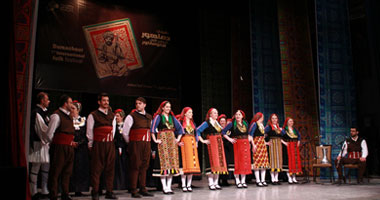 المشاركون فى المهرجان الدولى للفولكور فى داغستان يحضرون الفعاليات أون لاين"