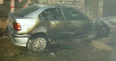 مجهولون يحرقون سيارة قيادى فى حركة فتح بغزة