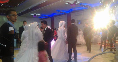 الهلال الأحمر الإماراتى ينظم حفل زفاف جماعى للاجئين سوريين شرق الأردن