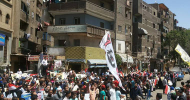 انطلاق مسيرة الإخوان بالمعادى من أمام مسجد الفتح