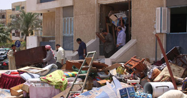 ضبط 6 بلطجية تعدوا على القوات المسلحة أثناء إزالة تعديات بالمنوفية 
