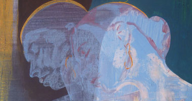 " ملهمة" معروف وجاليانى فى معرض بقاعة أفق