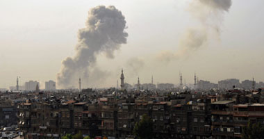 مقاتلات الأسد تقصف ريف دمشق واشتباكات فى داريا وعربين والمعضمية 