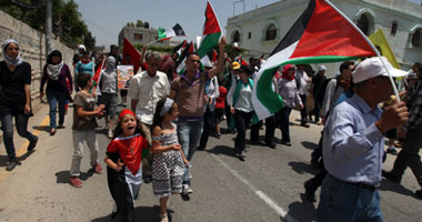 مئات اليهود الإسرائيليين يتظاهرون فى القدس ضد احتلال الأراضى الفلسطينية