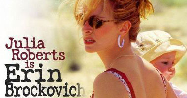 جوليا روبرتس فى "Erin Brockovich" علىmbc max الجمعة