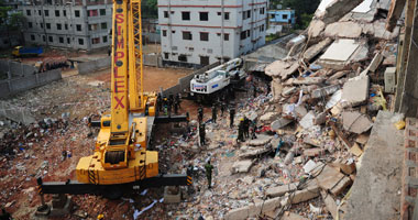 مصرع شخص و إصابة 16 اخرين فى انهيار مبنى تحت الإنشاء بجامعة شرق الصين