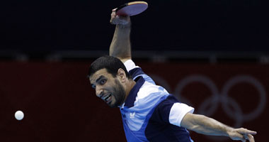 البحرين تُكرم "لاشين" لاعب تنس الطاولة كأفضل عربى فى تاريخ اللعبة