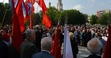 انفصاليو شرق أوكرانيا يحيون ذكرى النصر فى الحرب العالمية الثانية        