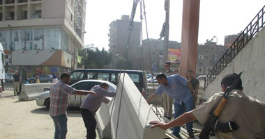 بالصور.. رئيس حى شبرا: فصل طريق الكورنيش وزرع طريق 15مايو بالنخيل