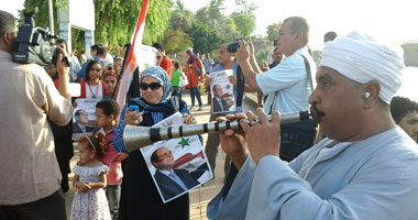 بدء فعاليات تأييد السيسى بالمراكب الشراعية فى أسوان