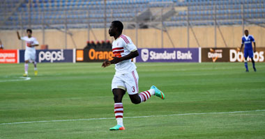 الزمالك يتقدم على الهلال السودانى بهدف دومينيك