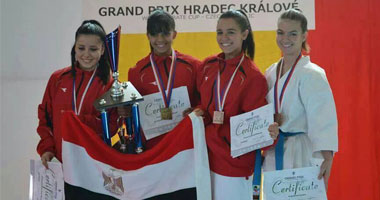 شيماء أبو اليزيد تتأهل لنهائى بطولة العالم للكاراتيه بألمانيا