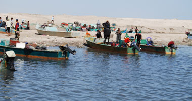 وقفة احتجاجية للصيادين للمطالبة باستكمال الحملات على بحيرة البرلس