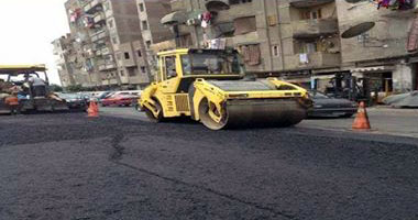 محافظة القاهرة تبدأ رصف الطريق الواصل من شارع زهراء المعادى حتى الأوتوستراد