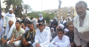للمرة الثانية اعتصام المزارعين أمام ديوان عام محافظة الفيوم 