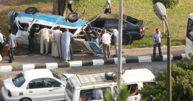 مصرع أربعة أشخاص وإصابة 6 فى حادثين بالمنيا 