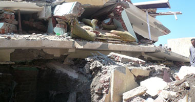 مصرع وإصابة 4 أشخاص فى انهيار منزل بسوهاج
