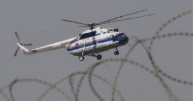 طائرة "مبارك" تتجه من أكاديمية الشرطة لمستشفى المعادى العسكرى