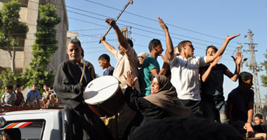 بالصور.. استمرار الاحتفالات فى قرية الرئيس محمد مرسى