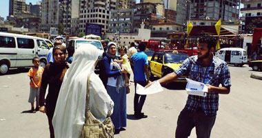 الأمن يضبط شابا أثناء توزيعه منشورات تحرض على التظاهر بطلعت حرب
