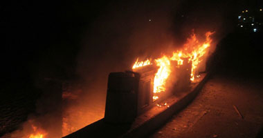 حريق بغرفة حفظ القضايا بمحكمة الإسكندرية