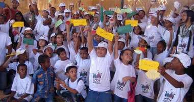 ضحك ولعب وفن وإبداع.. هدية "مصر الخير" لأطفال أسوان