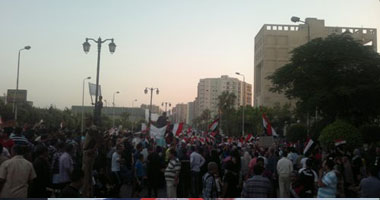الأمن يفض مظاهرة إخوانية فى أحمد عرابى بالمهندسين