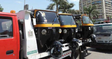 مصادرة 16 "توك توك" خلال حملة مرورية بالإسكندرية