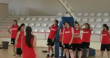 بالصور.. تدريب منتخب مصر لناشئات السلة بتركيا